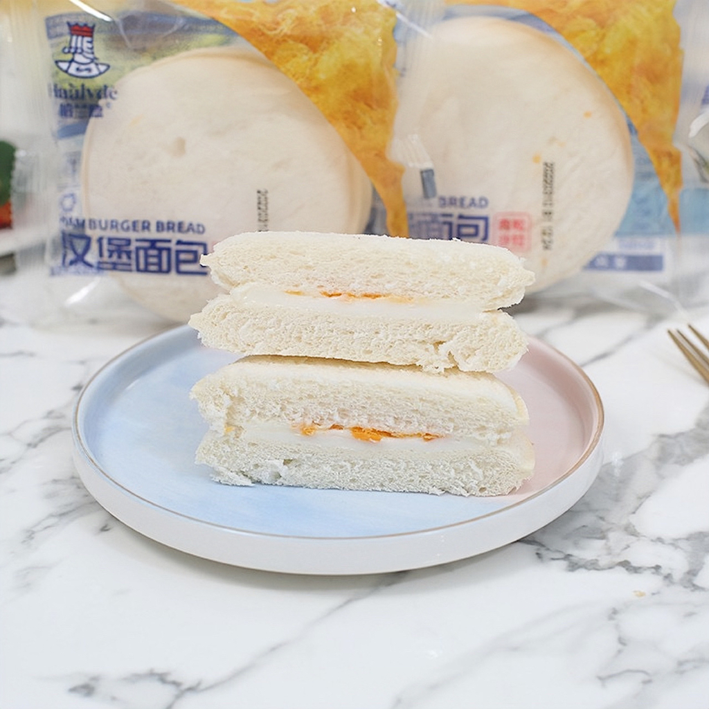 1KG Bánh Hamburger Nhân Sữa Chua Ruốc Chà Bông Siêu Ngon