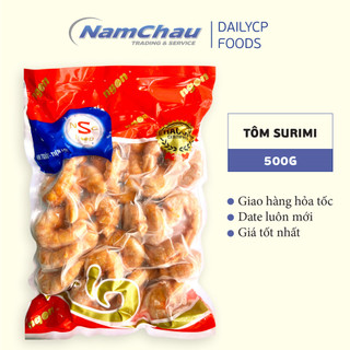 Chả tôm hình Surimi 500gr/ tôm hình Ô Ngon làm mì trộn indomie, xiên que chiên, thả lẩu, ăn vặt