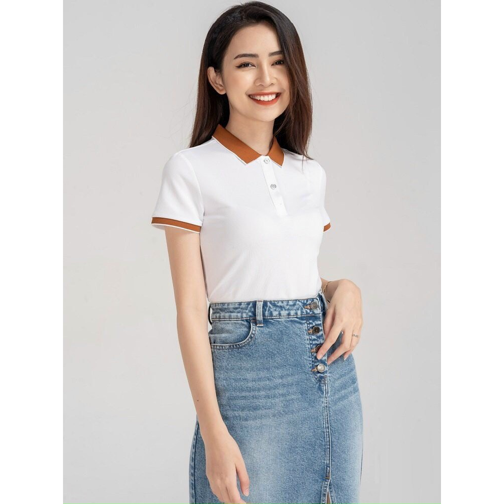 ÁO POLO NỮ POLO CỔ PHA ÁO POLO NAM NỮ PHỐI CỔ SÀNH ĐIỆU