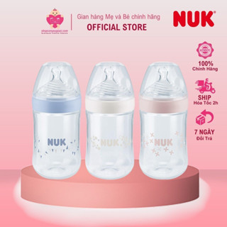Bình Sữa Nhựa PP Nuk Nature Sense 260ml Núm Ti Silicone