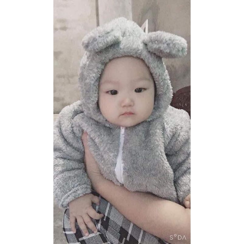 Áo Khoác lông Cho Bé Trai Bé Gái 6-18kg
