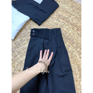 [Mã 42] Quần Tây Xếp Ly 2 Nút