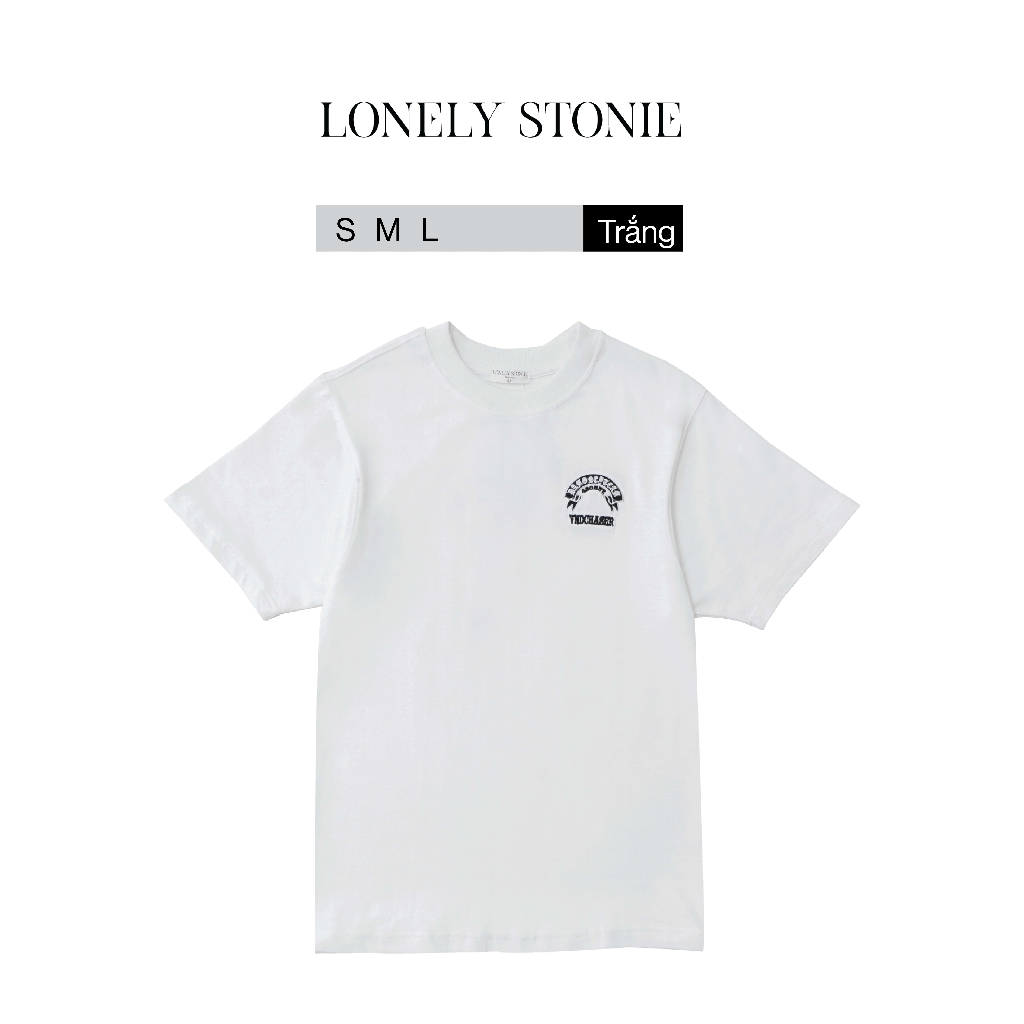 Áo Phông VND CHASER Màu Trắng/Đen - Chất Liệu Cotton Form Unisex Dáng Xuông Cho Nam/Nữ