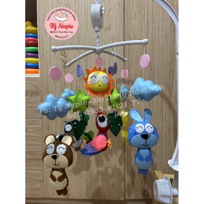 Đồ chơi treo nôi cho bé từ 0 tháng, đồ chơi bé sơ sinh