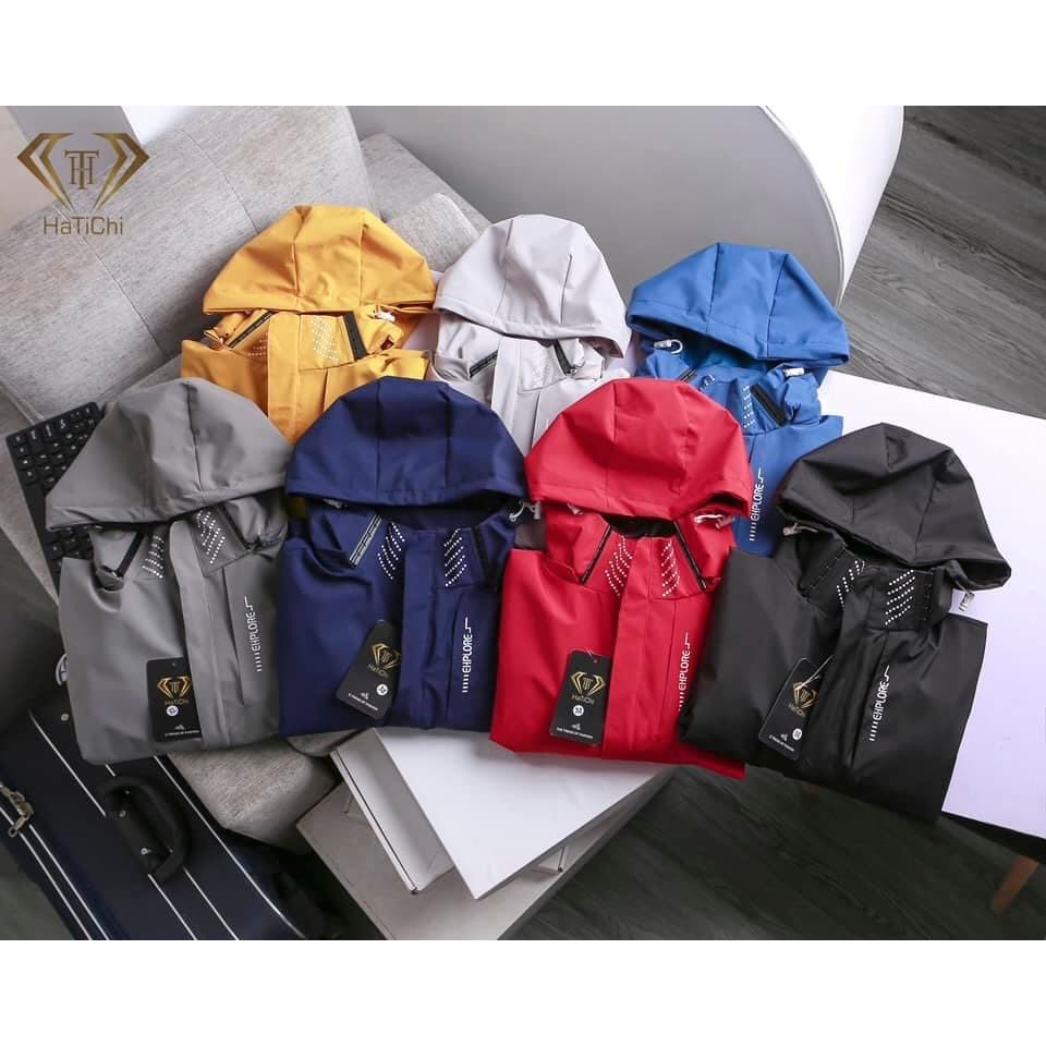 Áo khoác gió nam nữ cao cấp 2 lớp, Áo gió nam nữ chất gió tráng bạc, chống nước,chống gió, ngăn tia UV tuyệt đối GUMANO