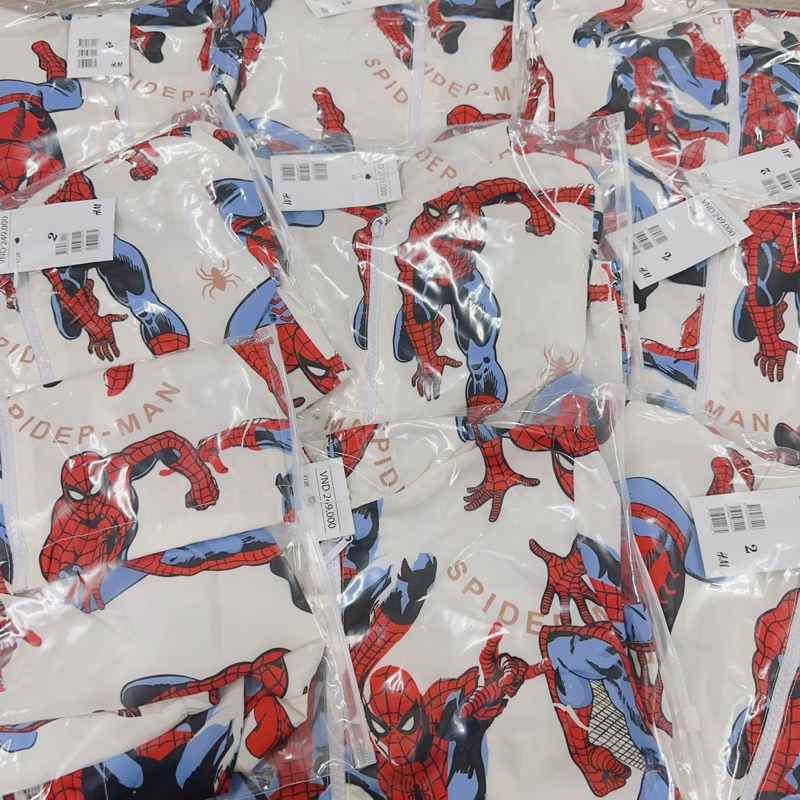 Áo khoác gió người nhện spiderman cho bé trai