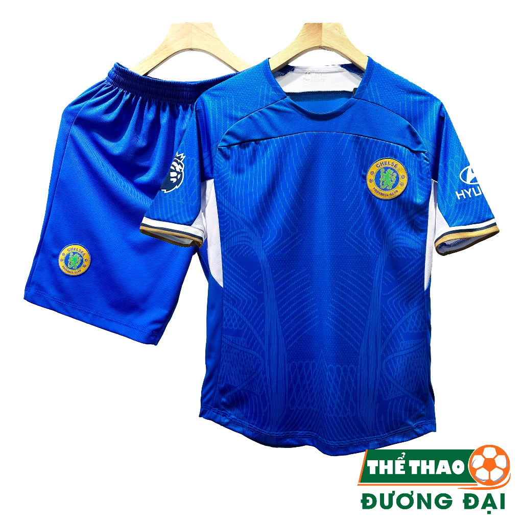 Quần Áo Bóng Đá Đồ Đá Banh Chelsea Xanh Bích 2023 2024 Thun Mè Cao Cấp Không Nhăn Không Xù Lông Thể Thao Đương Đại