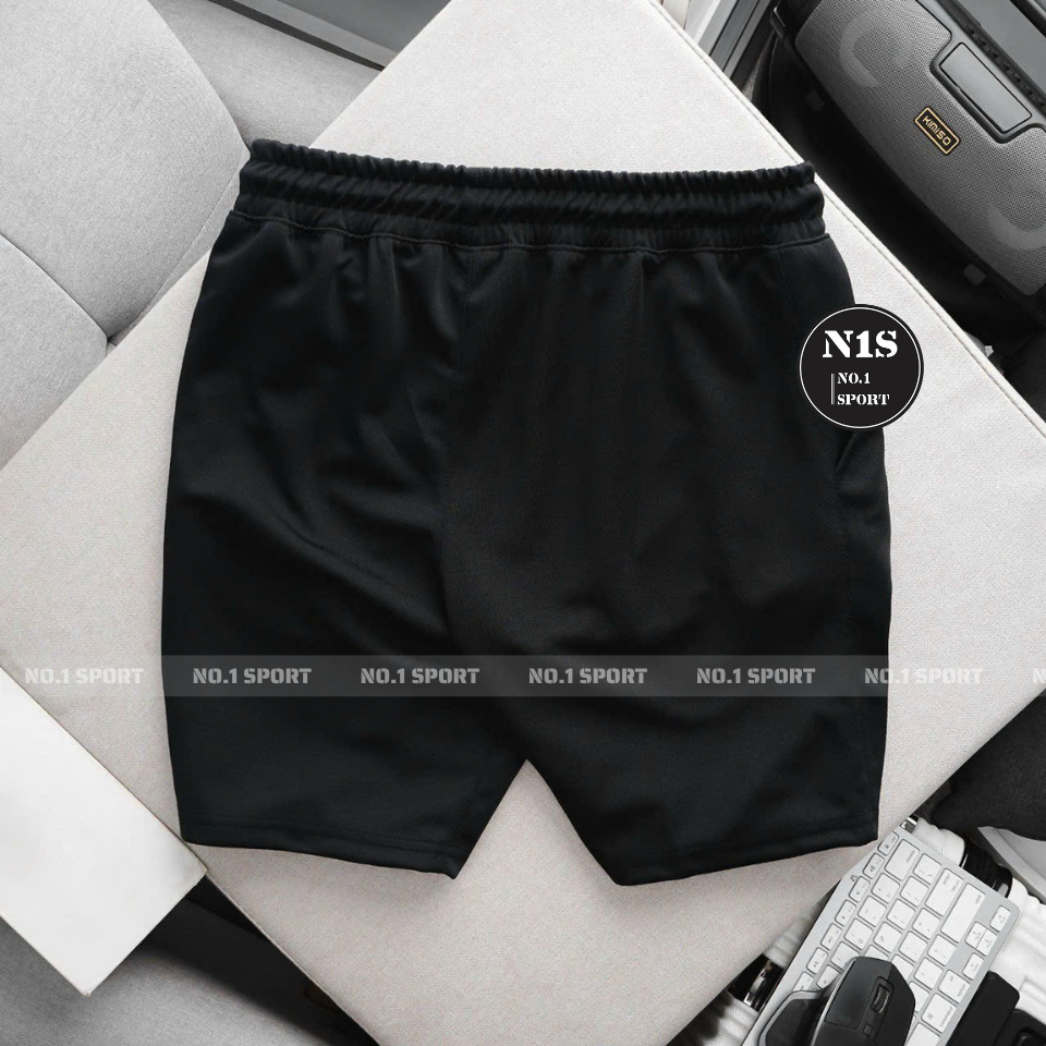Quần Short Thể Thao, Gym Vải Thun Mè Form Trên Gối