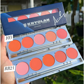 Bảng má hồng 5 ô kryolan