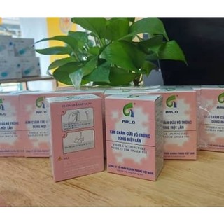 Kim châm cứu vô trùng Khánh Phong 100 cây/hộp