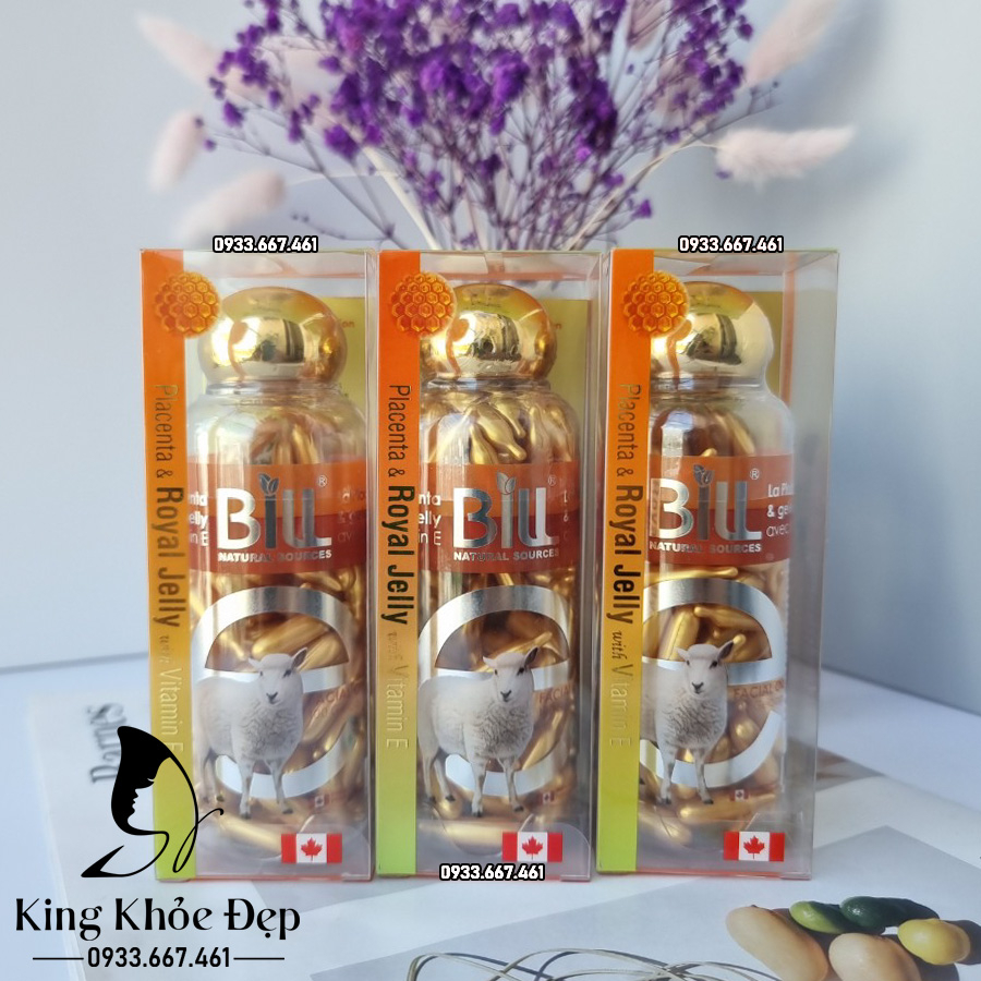 Viên Bôi Nhau Thai Cừu Sữa Ong Chúa 100 Viên (Set 3 Hộp)