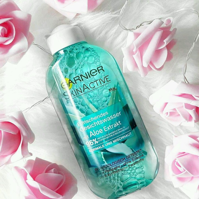 Nước hoa hồng Garnier Aloe vera 200ml