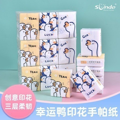 Gói khăn giấy khô túi HCN hoạt hình dễ thương