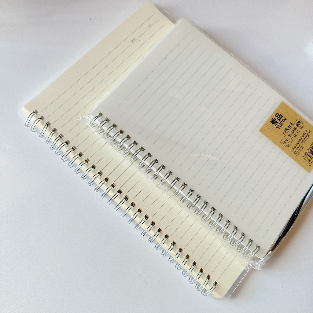 Sổ lò xo bìa trong suốt 160 trang size A5, B5 SLX01