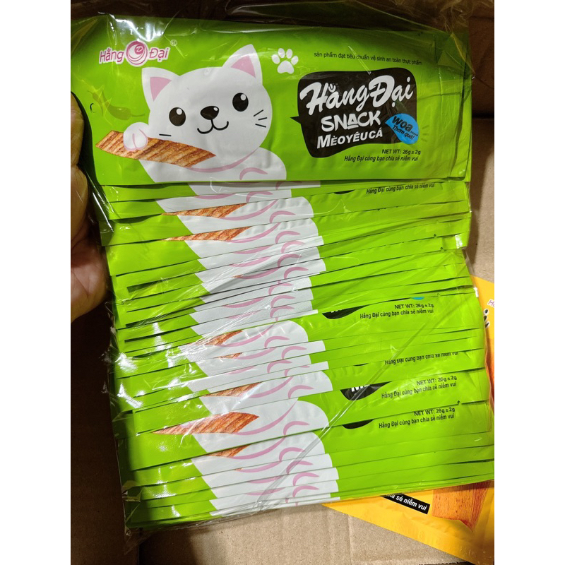 Bịch 30 gói mèo yêu cá Hằng Đại