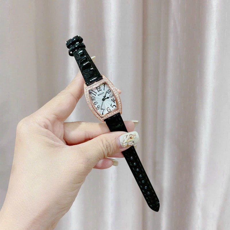 Đồng hồ nữ DH2 dây da bóng trẻ trung thời trang | BigBuy360 - bigbuy360.vn