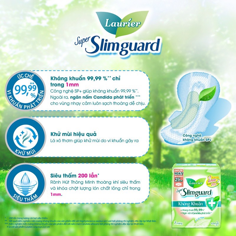 ❌ KaoVN Băng vệ sinh cao cấp Laurier Supper Slimguard mẫu mới gói nhỏ