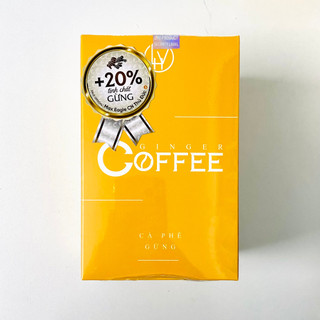 Cà Phê Gừng Giảm Cân Ginger Coffee LHV (Hộp 20 gói - Mẫu mới nhất)