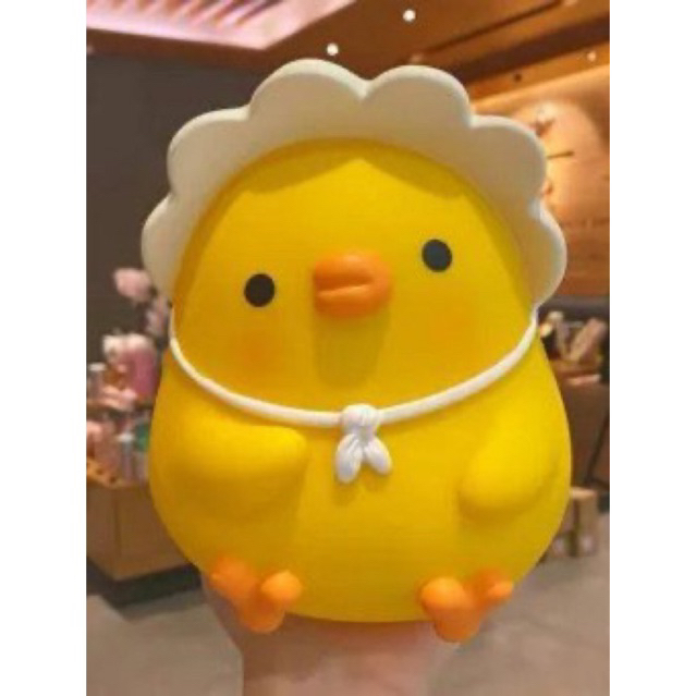 Tượng tô màu thạch cao hình Baby chicken