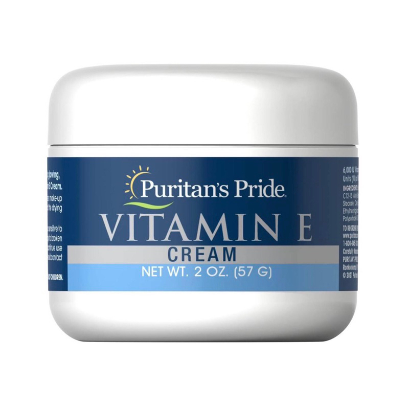 Kem dưỡng ngày & đêm VITAMIN E Puritan Mỹ hũ 57g