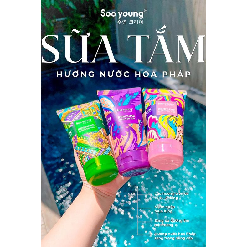 Sữa tắm Nước Hoa Pháp SooYoung 150ml
