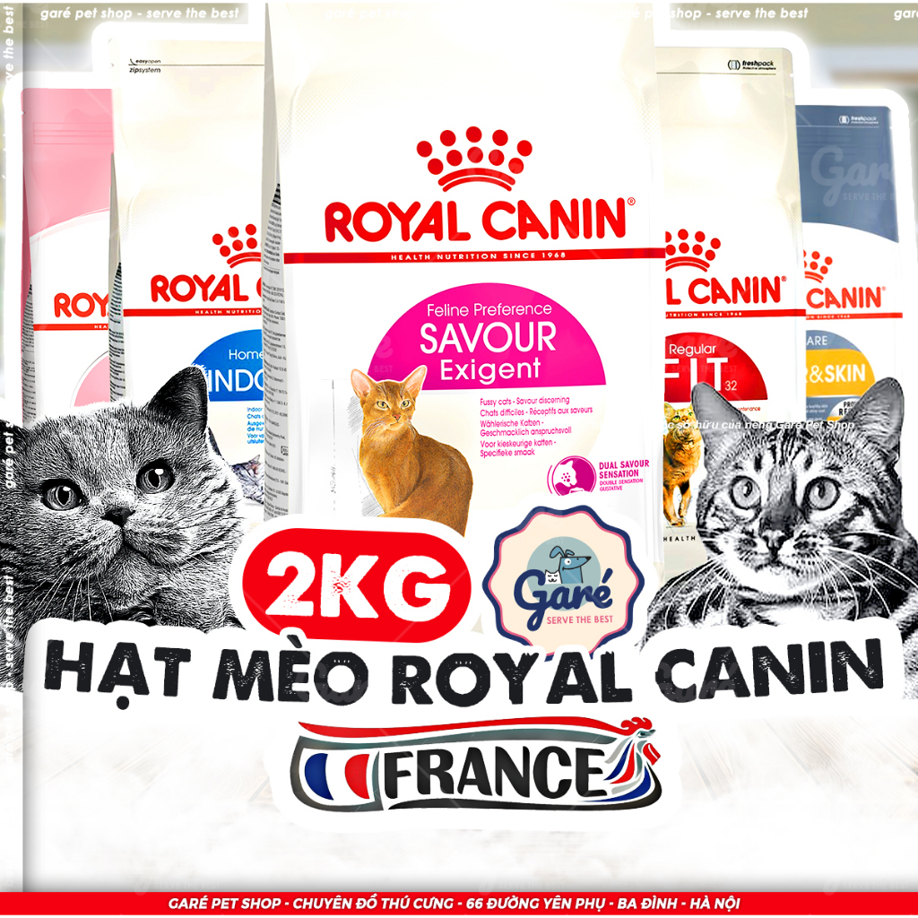 Hạt Royal Canin tổng hợp các dòng cho Mèo con Mèo lớn Mèo kén ăn Mèo Triệt sản Babycat Kitten Indoor Fit Urinary