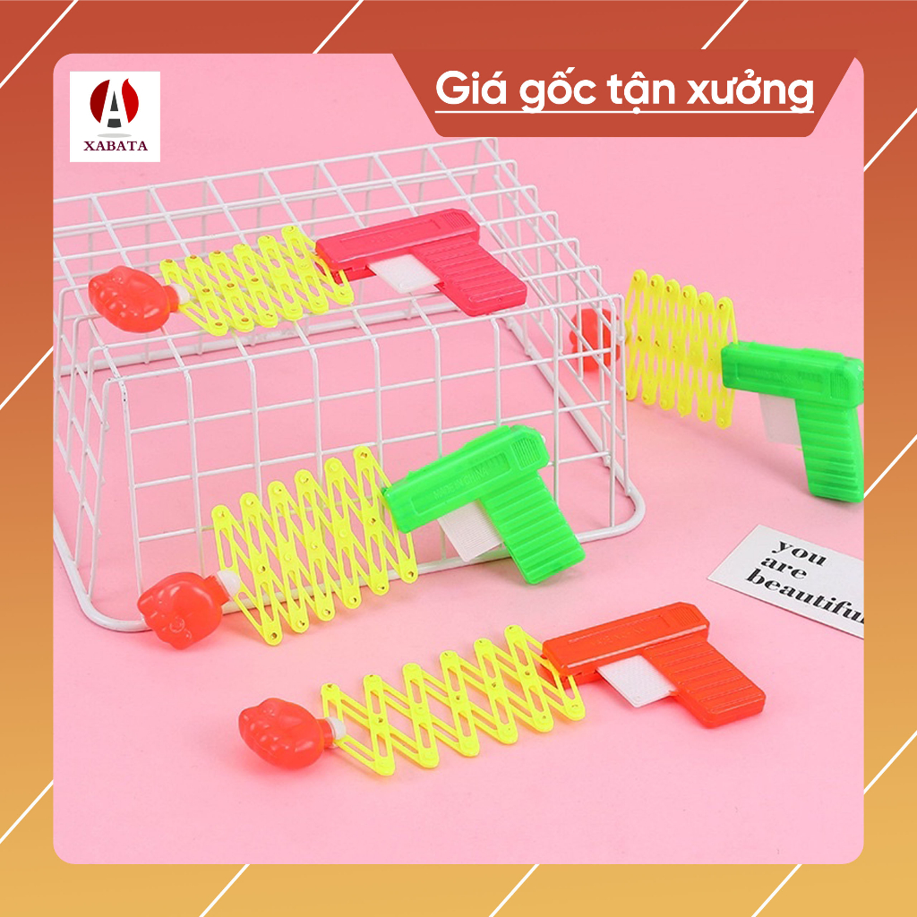 Súng bắn lò xo nắm đấm cho trẻ, vui nhộn, tinh nghịch, năng động