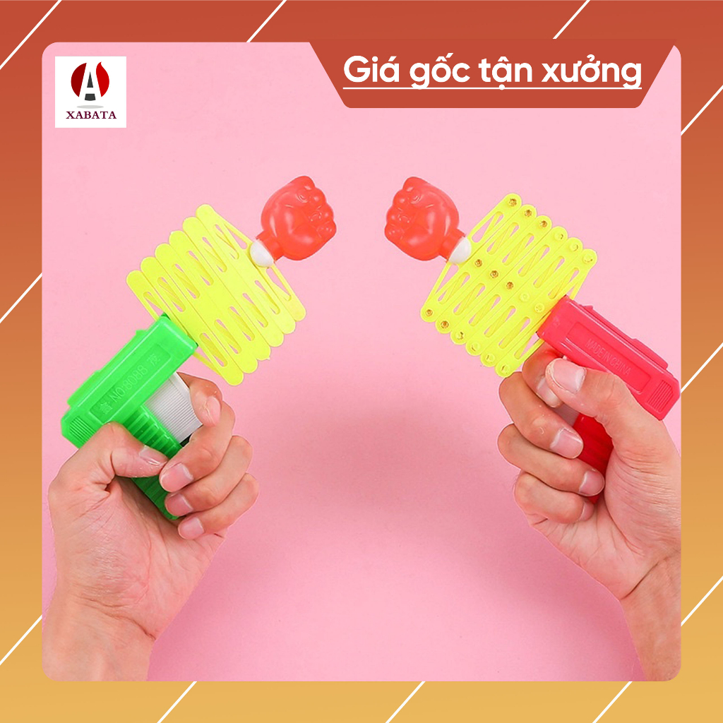 Súng bắn lò xo nắm đấm cho trẻ, vui nhộn, tinh nghịch, năng động