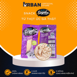 Ức Gà Ăn Liền Cho Mèo Cưng, Snack Từ Thịt Thật Cho Mèo Regalos/Ciao