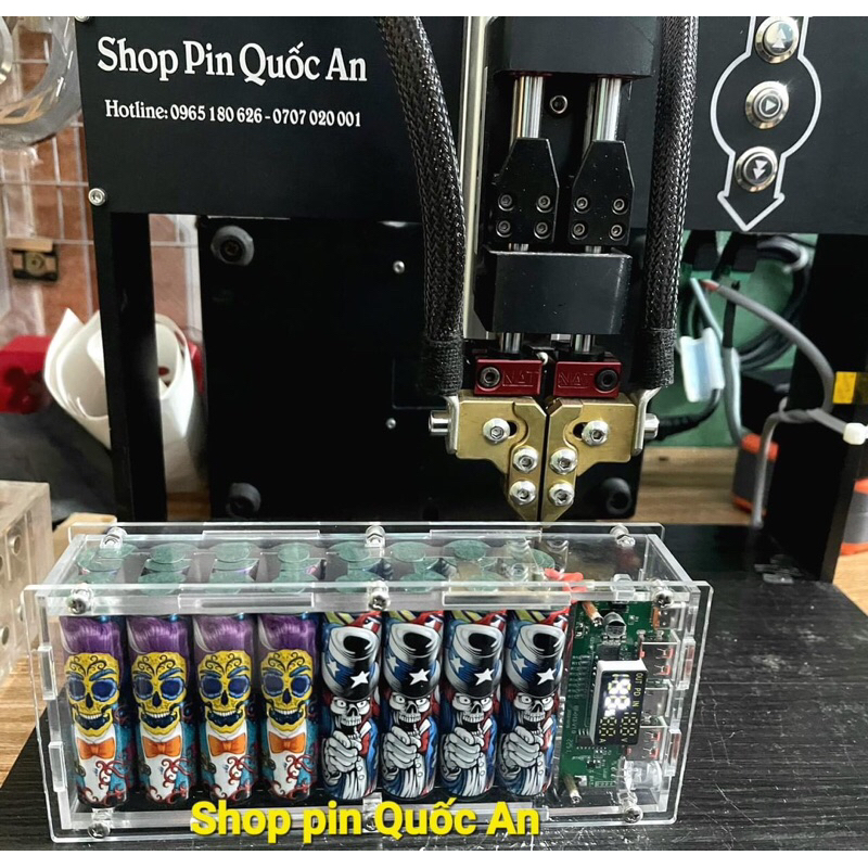 SẠC DỰ PHÒNG Mica 40.000mAh 16cell 18650 Sạc nhanh typeC 22.5W