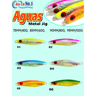 Mồi jig câu cá prohunter aguas metal jig 85mm/60g