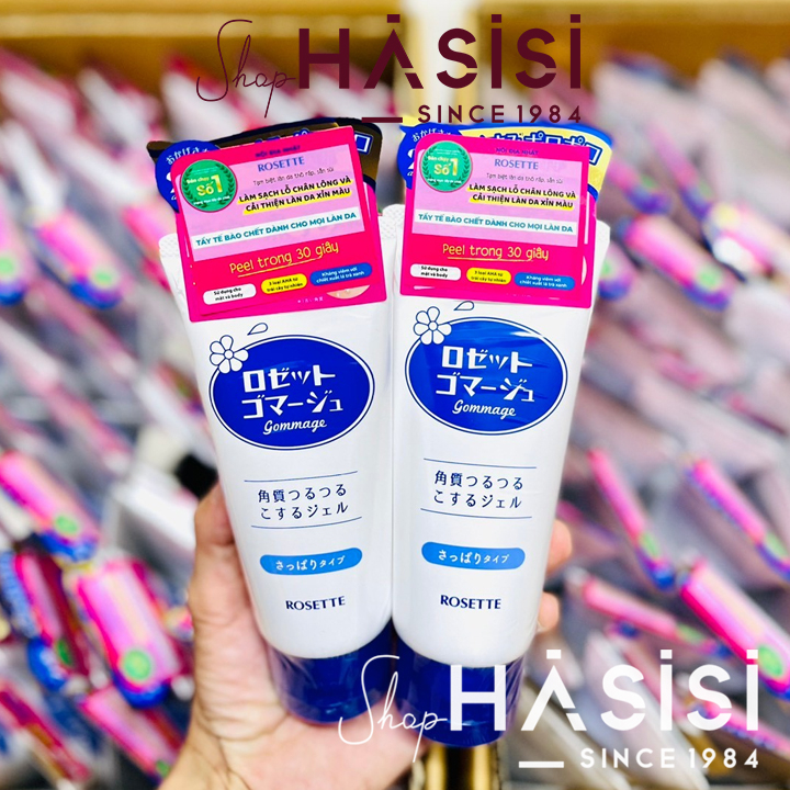 GEL TẨY TẾ BÀO CHẾT MẶT AHA Rosette 120g