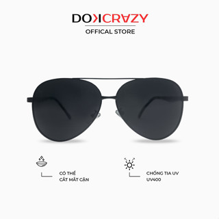Kính mát thời trang DOKCRAZY PICO mắt kính Phi Công, Unisex ,Chất liệu Hợp Kim không gỉ ,Chống UV400