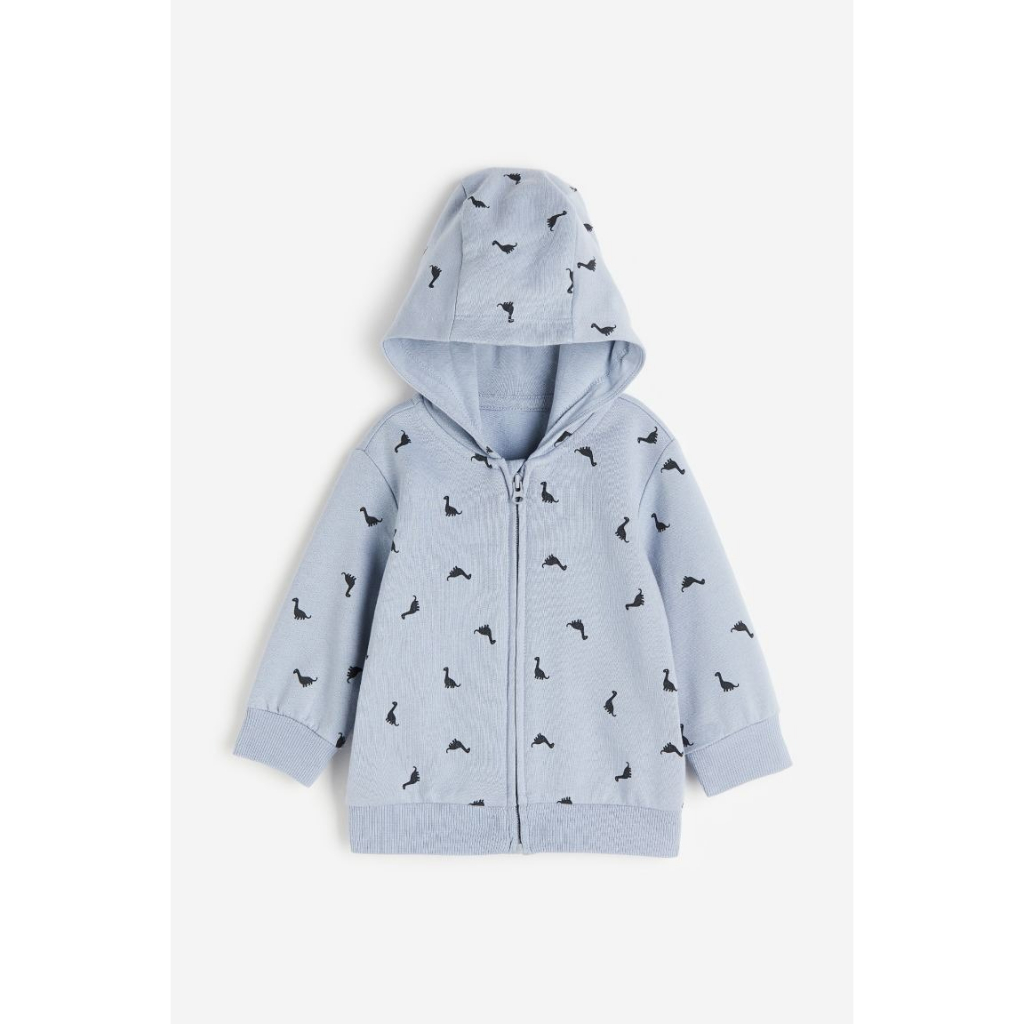 Áo khoác hoodie xanh tím HM H&M_authentic