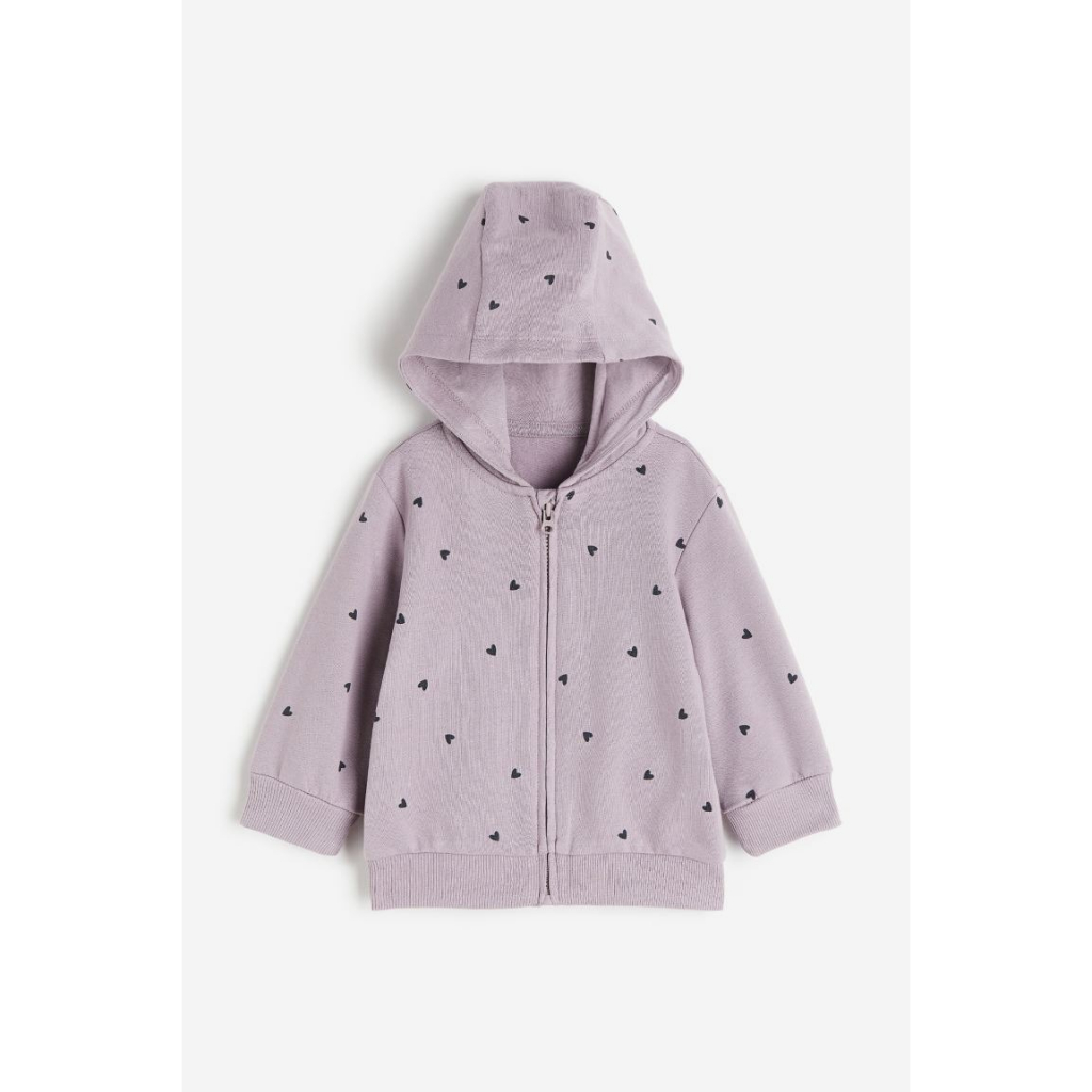 Áo khoác hoodie xanh tím HM H&M_authentic