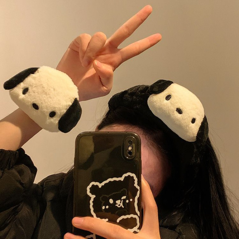 Cài Tóc Băng Đô Tóc Chú Cún Bông Dễ Thương