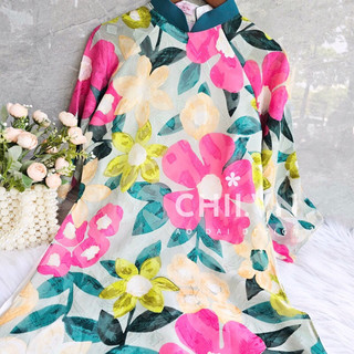 Áo Dài Cách Tân Sắc Hoa