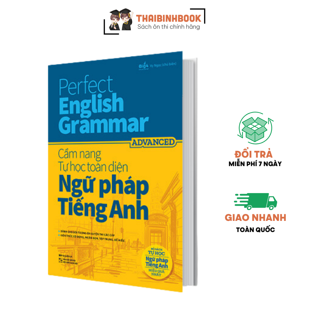 Sách Perfect English Grammar – Cẩm nang tự học toàn diện Ngữ pháp tiếng Anh – Advanced