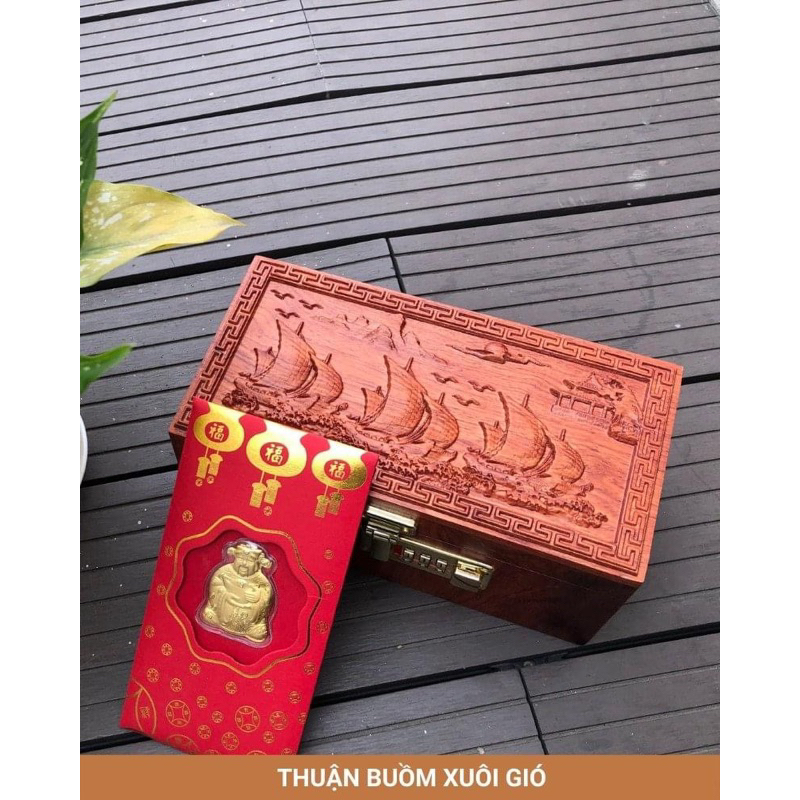 Hộp đựng tiền,dấu công ty Mã Đáo Thành Công gỗ hương..