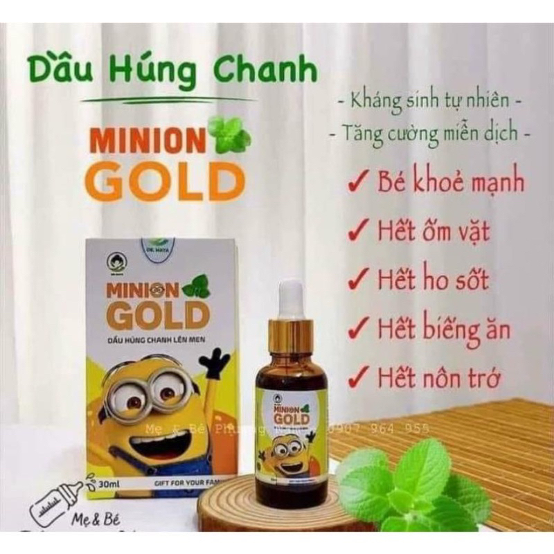 Tinh dầu húng chanh minion 30ml