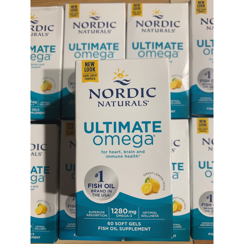 Viên uống bổ sung Nordic Naturals Ultimate Omega 3 Fish Oil Supplement Softgels 60 viên (Hộp)