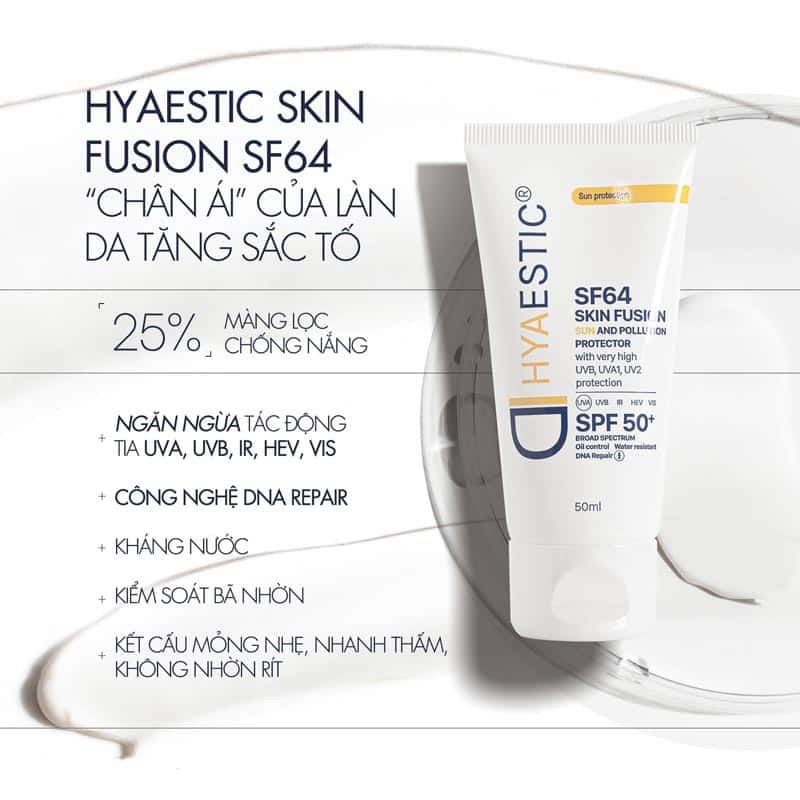 Kem chống nắng Hyaestic SF64 SPF50+