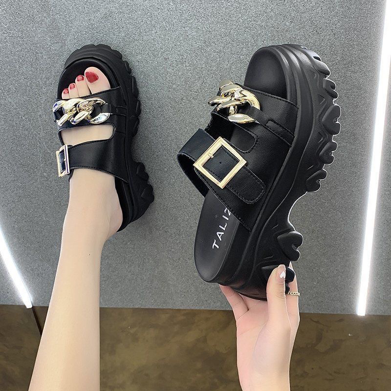 Dép bánh mì 2quai dây xích