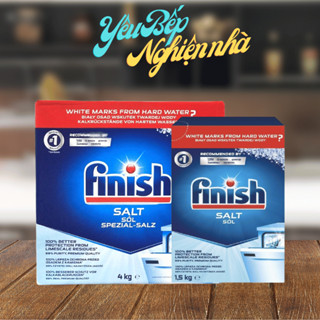 [HCM] Muối rửa chén bát Finish 4kg/ Muối làm mềm nước Finish loại 4kg - Finish EU