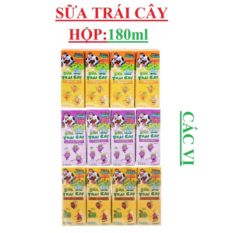 sữa chua uống kun hộp 180ml