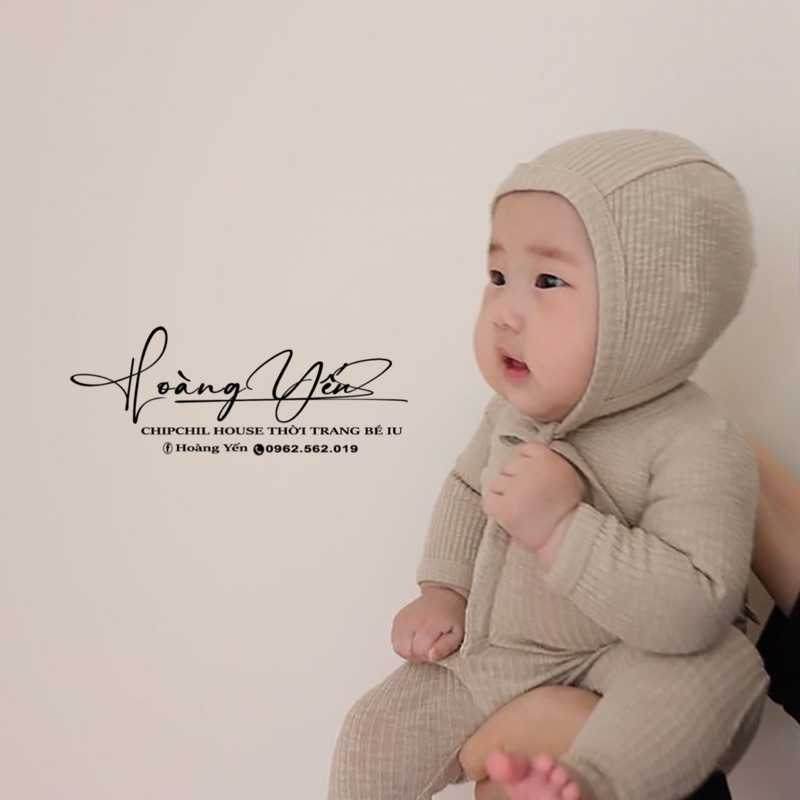 Set Bộ Body Len Tăm Hàn Quốc Cho Bé Trai Bé Gái