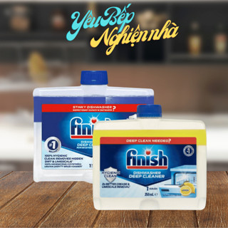 [HCM] Dung dịch vệ sinh máy rửa bát chai 250ml Finish Nhập khẩu Chính hãng