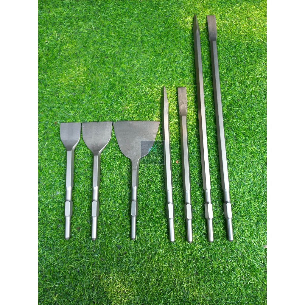 Mũi đục bê tông cao cấp, dài 60cm, chuôi 17ly, mũi nhọn. Đục bê tông, đục gạch. Lắp máy đục bê tông