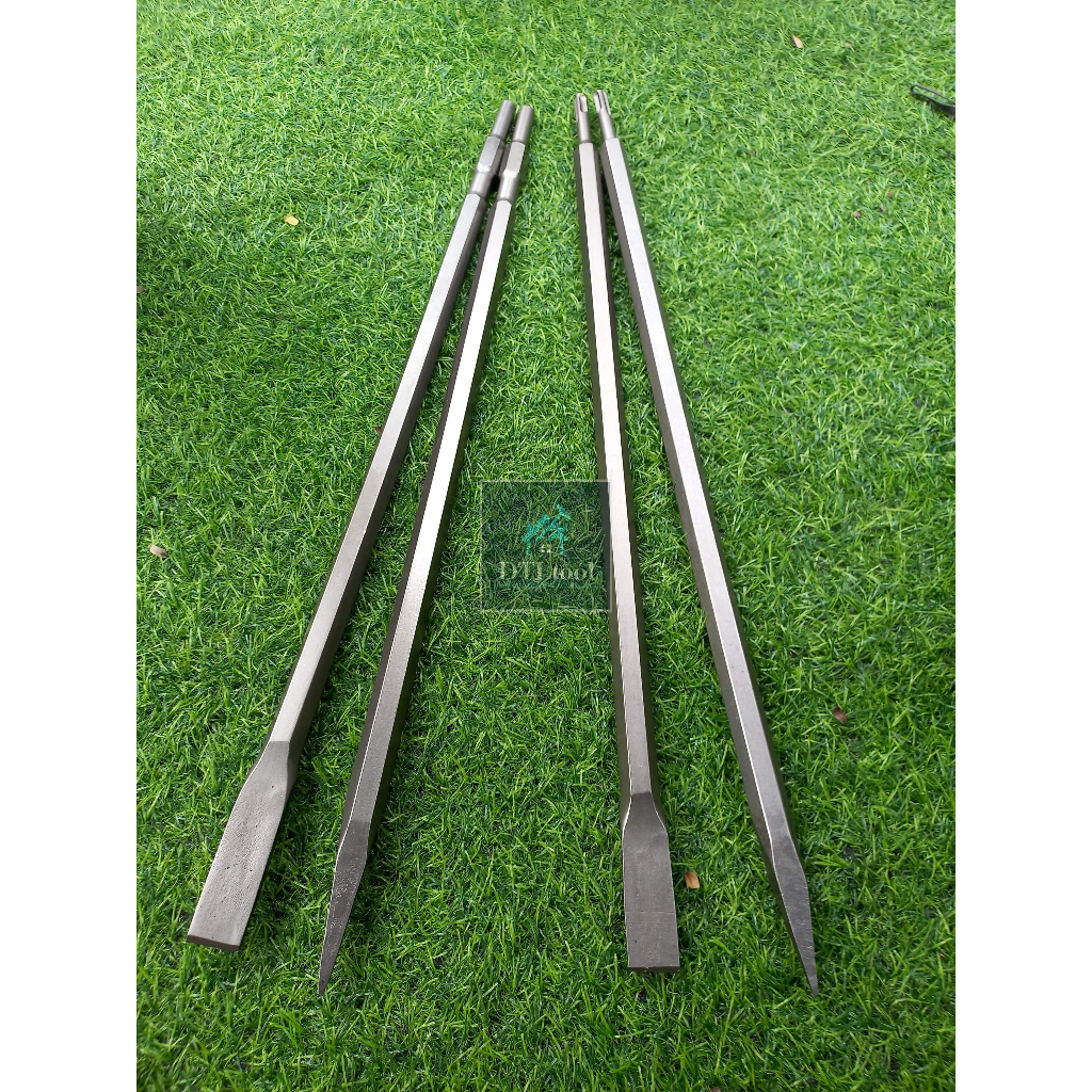 Mũi đục bê tông cao cấp, dài 60cm, chuôi 17ly, mũi nhọn. Đục bê tông, đục gạch. Lắp máy đục bê tông
