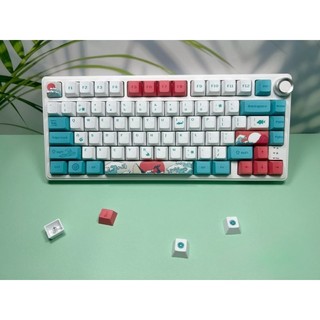 Keycap CORAL SEA biển cả và Weather Forecast phong cách profile cherry chất liệu PBT
